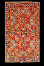 Carica l'immagine nel visualizzatore di Gallery, Tappeto Originale annodato a mano Kashan Dabir Sanayeh CM 190x125