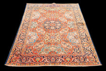 Carica l'immagine nel visualizzatore di Gallery, Tappeto Originale annodato a mano Kashan Dabir Sanayeh CM 190x125