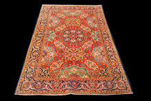 Carica l'immagine nel visualizzatore di Gallery, Tappeto Originale annodato a mano Kashan Dabir Sanayeh CM 190x125