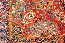 Lade das Bild in den Galerie-Viewer, Tappeto Originale annodato a mano Kashan Dabir Sanayeh CM 190x125