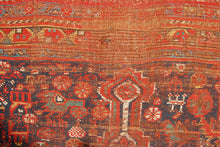 Carica l'immagine nel visualizzatore di Gallery, Tappeto Vintage Originale annodato a mano Malayer CM 320x145