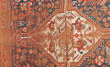 Carica l'immagine nel visualizzatore di Gallery, Tappeto Vintage Originale annodato a mano Malayer CM 320x145