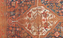 Load image into Gallery viewer, Tappeto Vintage Originale annodato a mano Malayer CM 320x145