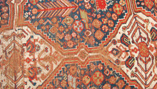 Carica l'immagine nel visualizzatore di Gallery, Tappeto Vintage Originale annodato a mano Malayer CM 320x145