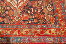 Carica l'immagine nel visualizzatore di Gallery, Tappeto Vintage Originale annodato a mano Malayer CM 320x145