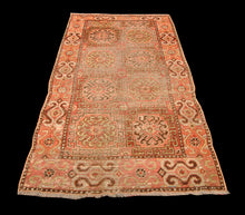 Carica l'immagine nel visualizzatore di Gallery, Tappeto Vintage Originale annodato a mano Ghashgaii CM210x105