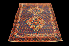 Carica l'immagine nel visualizzatore di Gallery, Tappeto Originale annodato a mano Afshary CM 155x125