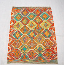 Lade das Bild in den Galerie-Viewer, Kilim Kaudani Lana Hand Made In Afganistan 180x131 CM (Galleriafarah1970)