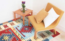 Carica l'immagine nel visualizzatore di Gallery, kilim India Occasion Tappis Teppich Rugs 110x60 CM