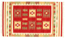 Load image into Gallery viewer, 180x120 CM Autentic ORIGINAL HAND MADE kilim 80% WOOL+20%COTTON #Galleria far