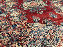 Carica l'immagine nel visualizzatore di Gallery, Tappeto Originale annodato a mano Sarok USA CM 460x310 (Galleriafarah1970)