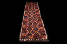 Carica l'immagine nel visualizzatore di Gallery, Original Hand Made Rustic Kilim / Afganistan Origin CM 356x74