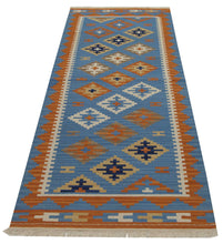 Carica l'immagine nel visualizzatore di Gallery, Kilim Originale Annodato A mano 244x69 cm (Galleria Farah 1970)
