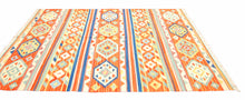 Lade das Bild in den Galerie-Viewer, kilim moderno autentico originale 244x168 cm