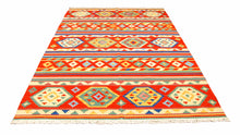 Carica l'immagine nel visualizzatore di Gallery, kilim moderno autentico originale 244x168 cm