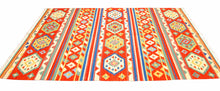 Carica l'immagine nel visualizzatore di Gallery, kilim moderno autentico originale 244x168 cm