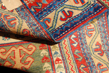 Carica l&#39;immagine nel visualizzatore di Gallery, Hand made Antique Kazak / Shirvan Caucasic Carpets CM 154x86
