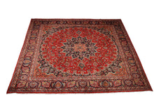 Carica l'immagine nel visualizzatore di Gallery, Tappeto Persiano Mashad Originale 300x285 CM (Galleriafarah1970)