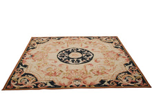 Lade das Bild in den Galerie-Viewer, Arazzo / Aubusson Pekin (Hand Made) 210x198 CM (Galleriafarah1970)