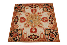 Lade das Bild in den Galerie-Viewer, Arazzo / Aubusson Pekin (Hand Made) 206x200 CM (Galleriafarah1970)