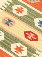 Lade das Bild in den Galerie-Viewer, TEPPICH NEW KILIM 80% WOOL 20% COTTON 110x60 CM #GalleriaFarah1970