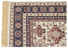 Lade das Bild in den Galerie-Viewer, Tappeti Farshian Tappeto Caucasian, Viscosa, Avorio, 190 x 140