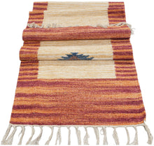 Load image into Gallery viewer, Tappeto Kilim Yama India Cotone Ideale per la Cucina 280x60 Cm