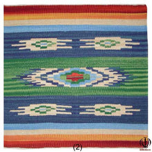 Carica l'immagine nel visualizzatore di Gallery, Kilim lavabile in lavatrice 100% cotone 50x50 cm

