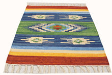 Carica l&#39;immagine nel visualizzatore di Gallery, Kilim lavabile in lavatrice 100% cotone 50x50 cm
