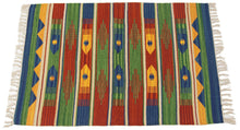 Carica l'immagine nel visualizzatore di Gallery, Kilim lavabile in lavatrice 100% cotone 50x50 cm
