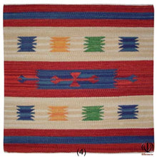 Carica l'immagine nel visualizzatore di Gallery, Kilim lavabile in lavatrice 100% cotone 50x50 cm
