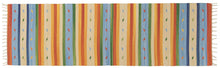 Load image into Gallery viewer, Kilim indiano autentico moderno e originale, fatto a mano, 200x60 cm
