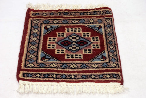 Tappetino Piccolo  Lana Merinos Islamabad - 30x30 Cm (GalleriaFarah1970)