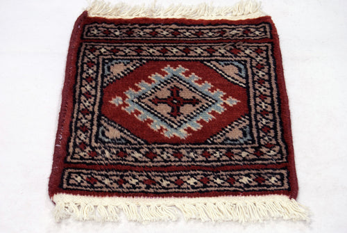 Tappetino Piccolo  Lana Merinos Islamabad - 30x30 Cm (GalleriaFarah1970)