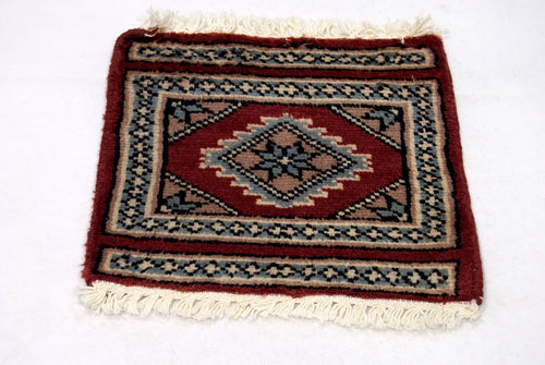 Tappetino Piccolo  Lana Merinos Islamabad - 30x30 Cm (GalleriaFarah1970)