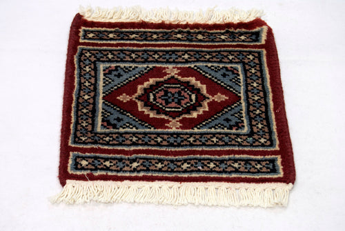 Tappetino Piccolo  Lana Merinos Islamabad - 30x30 Cm (GalleriaFarah1970)