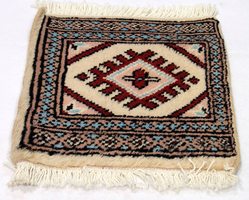 Alfombra Carpet Tappetini Lana - 30x30 Cm (GalleriaFarah1970)