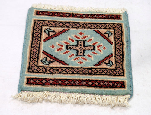 Tappetino Piccolo  Lana Merinos Islamabad - 30x30 Cm (GalleriaFarah1970)