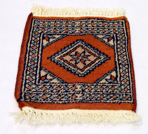 Tappetino Piccolo  Lana Merinos Islamabad - 30x30 Cm (GalleriaFarah1970)