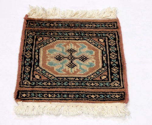 Tappetino Piccolo  Lana Merinos Islamabad - 30x30 Cm (GalleriaFarah1970)