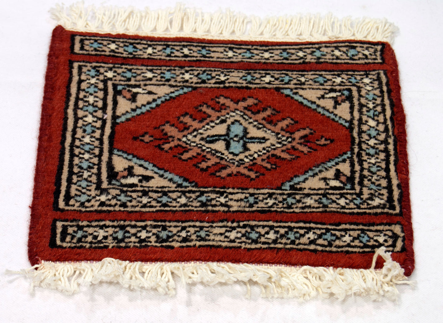 Tappetino Piccolo  Lana Merinos Islamabad - 30x30 Cm (GalleriaFarah1970)