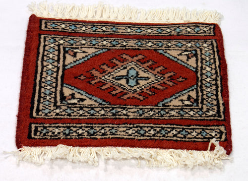 Tappetino Piccolo  Lana Merinos Islamabad - 30x30 Cm (GalleriaFarah1970)