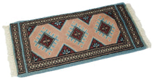 Lade das Bild in den Galerie-Viewer, Pakistan Tapis Rugs Tappeto Mernuos Teppich 60x30 cm - Galleria farah
