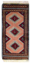Lade das Bild in den Galerie-Viewer, Pakistan Tapis Rugs Tappeto Mernuos Teppich 60x30 cm - Galleria farah
