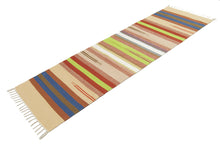 Load image into Gallery viewer, Kilim Autentico Originale Fatto a Mano, 100% cotone 200x60 cm
