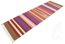 Carica l&#39;immagine nel visualizzatore di Gallery, Kilim Autentico Originale Fatto a Mano, 100% cotone 200x60 cm
