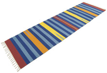Load image into Gallery viewer, Kilim Autentico Originale Fatto a Mano, 100% cotone 200x60 cm
