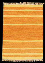 Load image into Gallery viewer, Kilim indiano autentico moderno e originale, 90x60 cm
