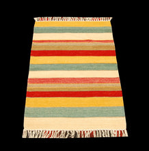 Lade das Bild in den Galerie-Viewer, Kilim indiano autentico moderno e originale, 90x60 cm
