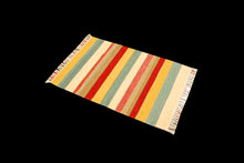 Lade das Bild in den Galerie-Viewer, Kilim indiano autentico moderno e originale, 90x60 cm
